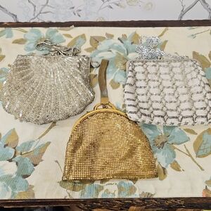 Chic Metallic Clutch Set